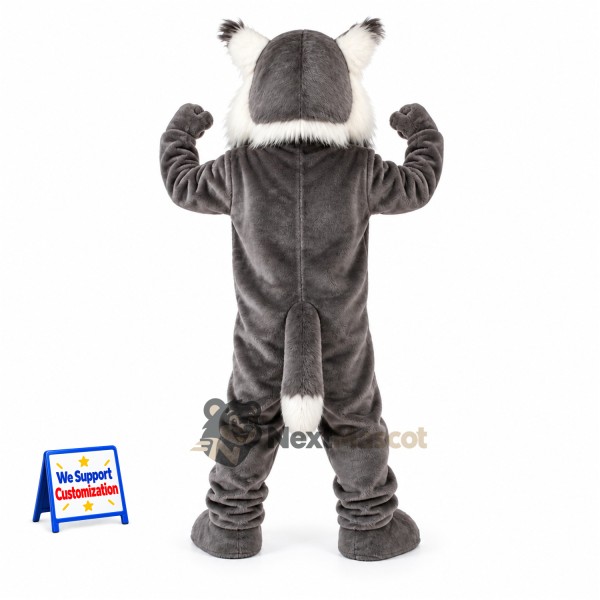 Cougar Mascot Costume - Gray Cougar Mascot Costume - Gray