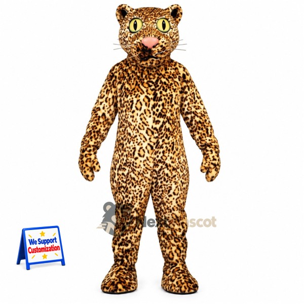 Leopard Mascot Costume - Spotted for Family Events