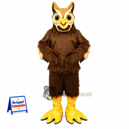 Owl Mascot Costume - Brown for Pep Rallies Owl Mascot Costume - Brown for Pep Rallies