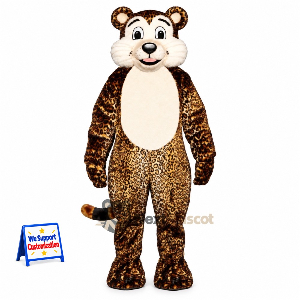 Leopard Mascot Costume - Spotted for Promotions