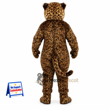Leopard Mascot Costume - Spotted for Grand Openings Leopard Mascot Costume - Spotted for Grand Openings