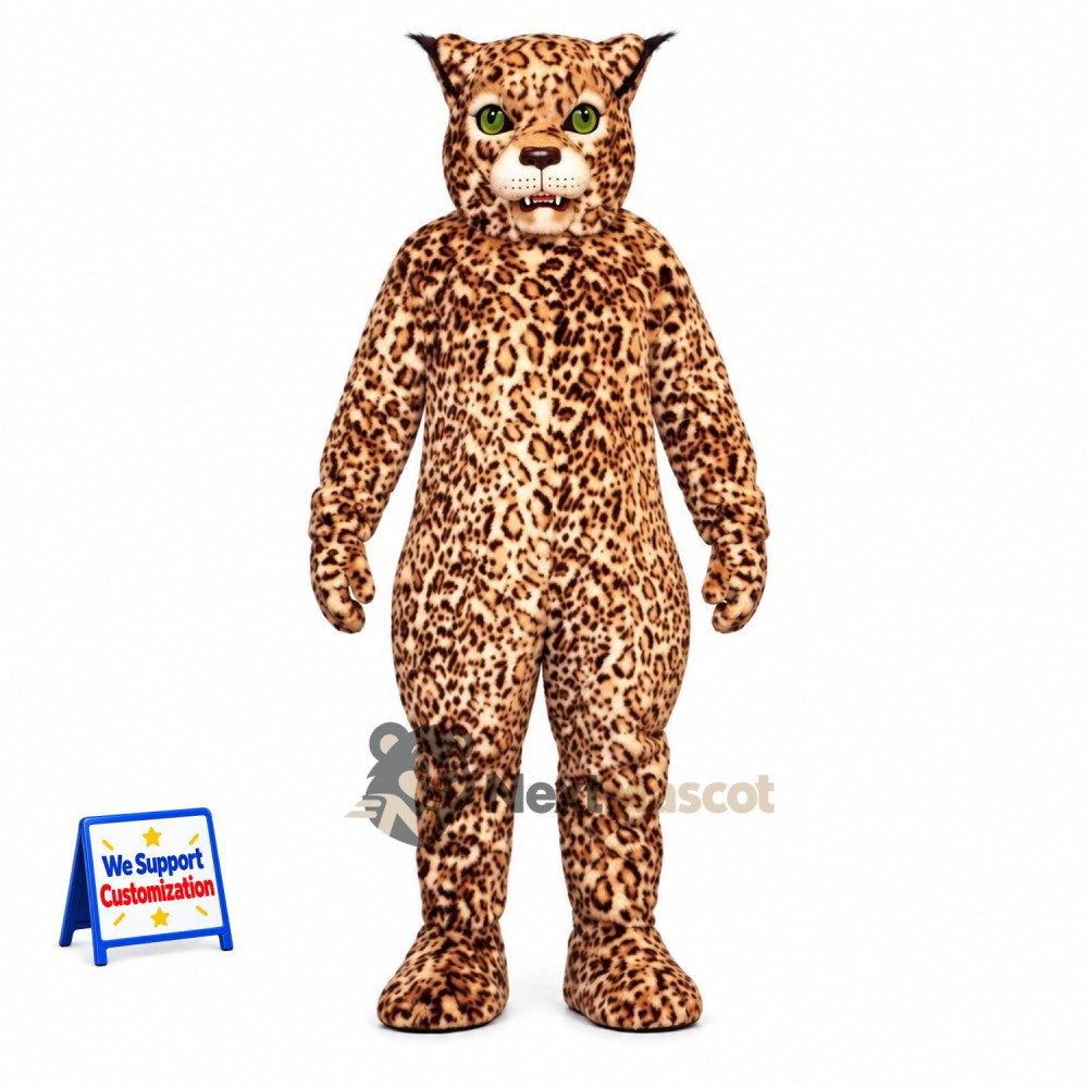 Leopard Mascot Costume - Spotted for Photo Events Leopard Mascot Costume - Spotted for Photo Events