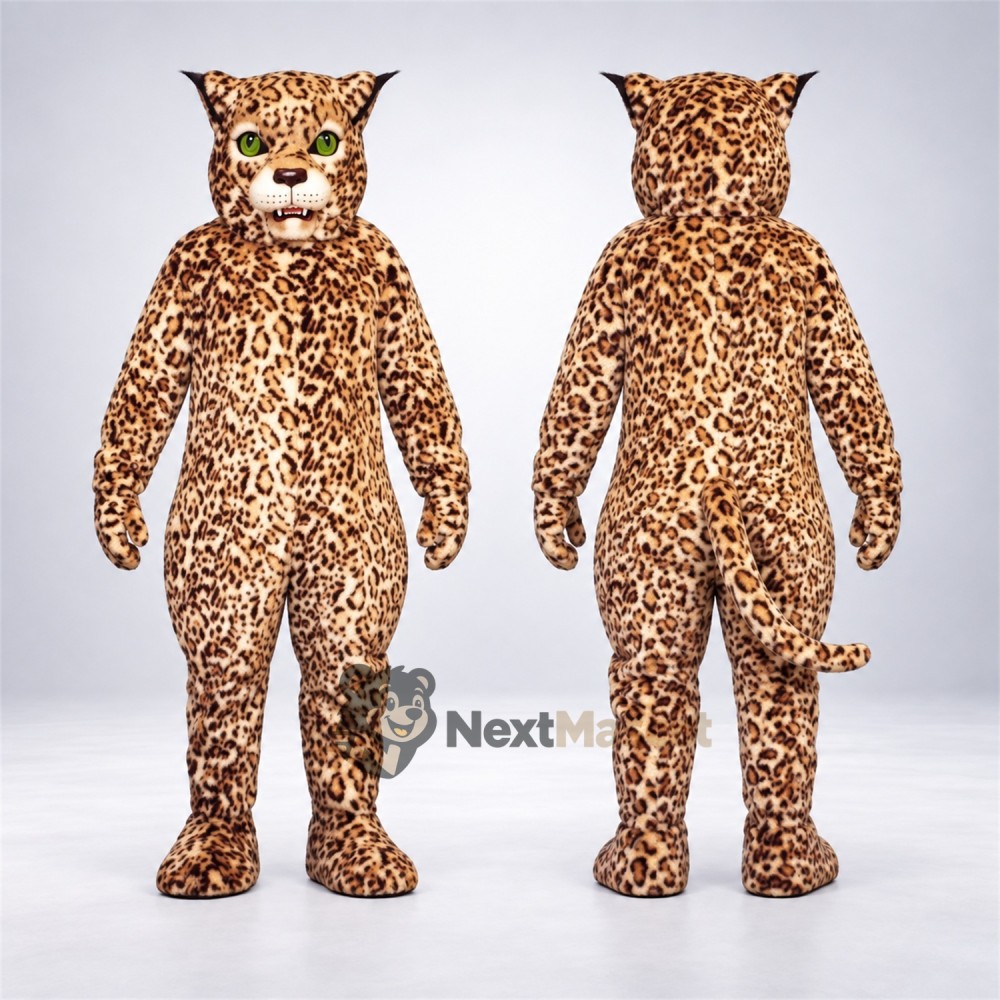 Leopard Mascot Costume - Spotted for Photo Events Leopard Mascot Costume - Spotted for Photo Events