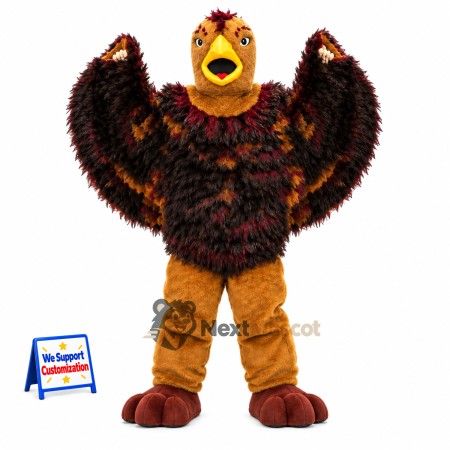 Bird Mascot Costume - Brown for School Events Bird Mascot Costume - Brown for School Events