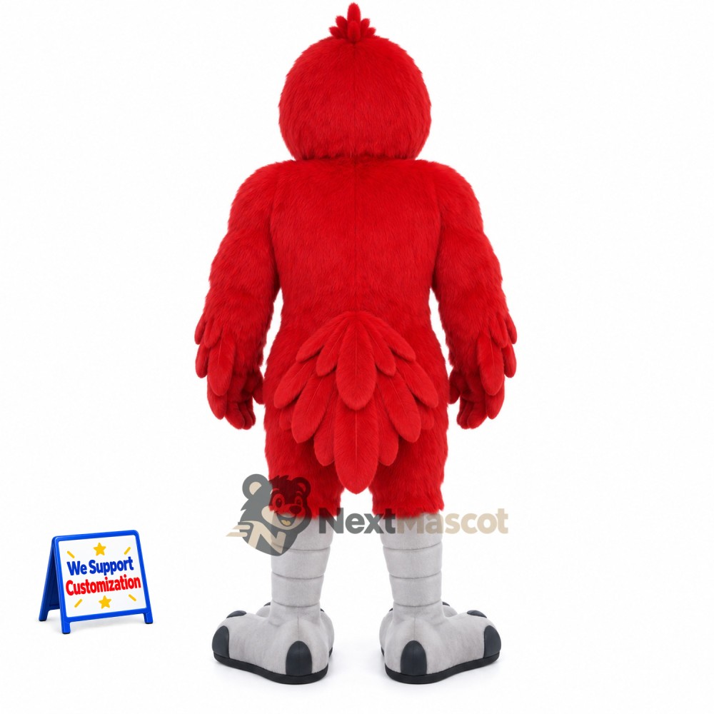 Parrot Mascot Costume - Red for Sports Days