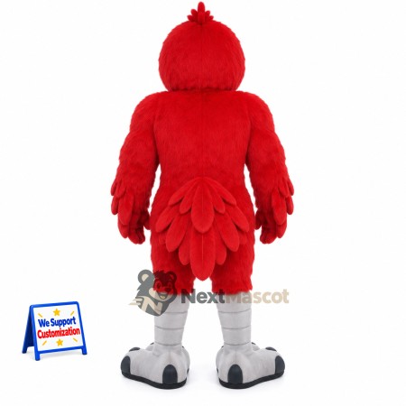 Parrot Mascot Costume - Red for Sports Days