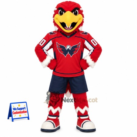 Eagle Mascot Costume - Red for Community Events Eagle Mascot Costume - Red for Community Events