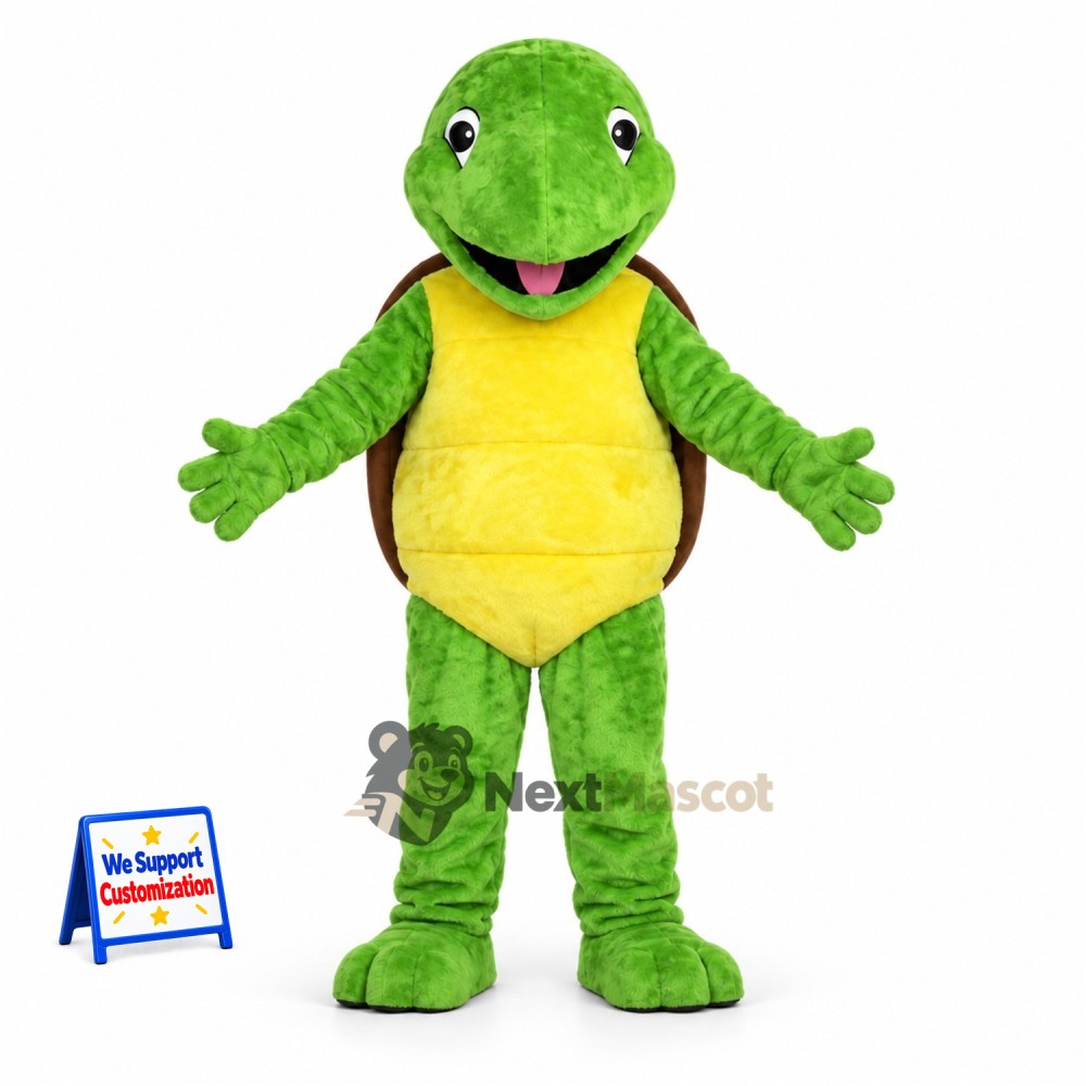 Turtle Mascot Costume - Green Turtle Mascot Costume - Green