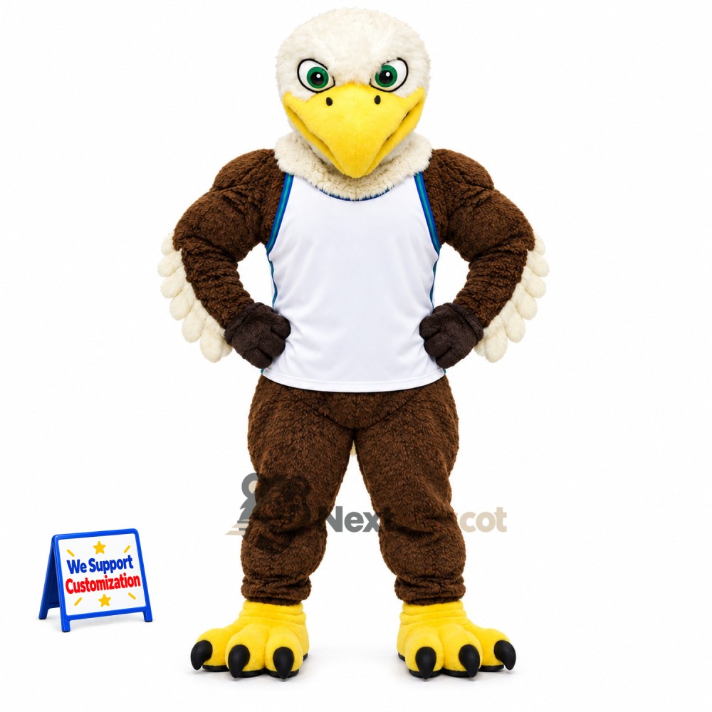 Bald Eagle Mascot Costume for Team Parades