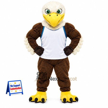 Bald Eagle Mascot Costume for Team Parades