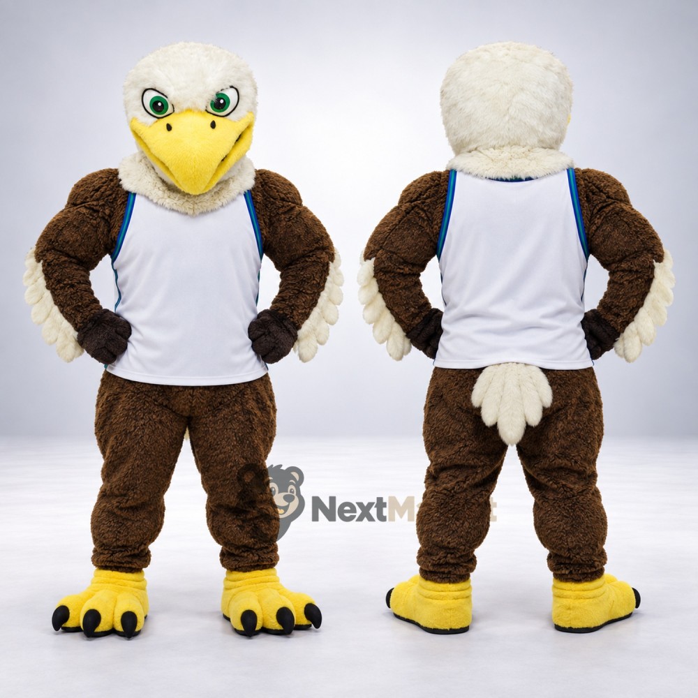 Bald Eagle Mascot Costume for Team Parades