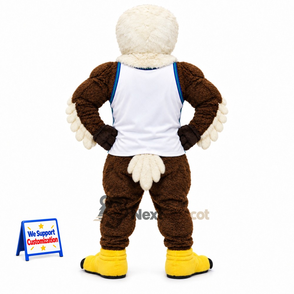 Bald Eagle Mascot Costume for Team Parades