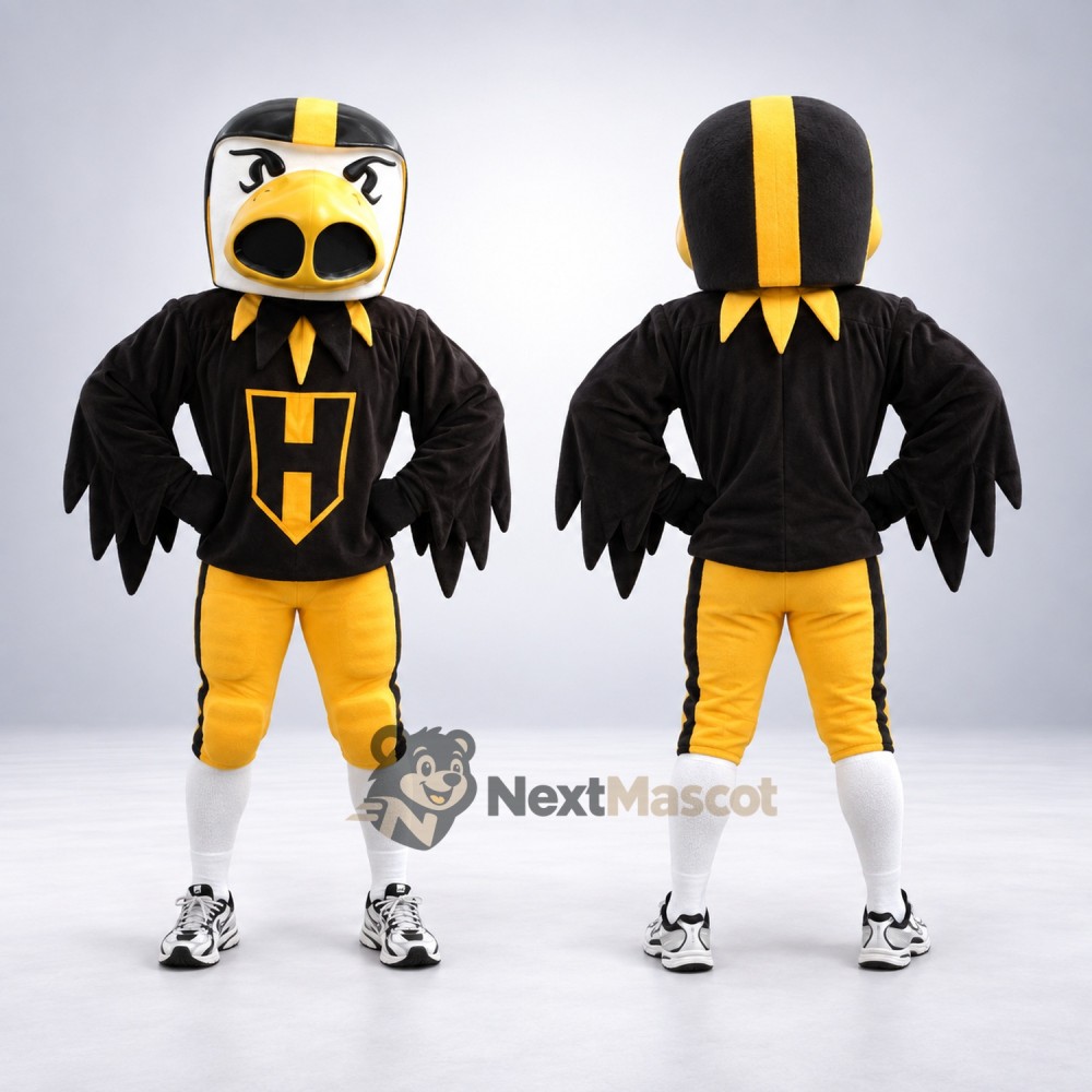 Hornet Mascot Costume - Black and Yellow Hornet Mascot Costume - Black and Yellow