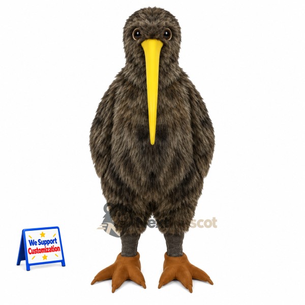 Kiwi Bird Mascot Costume - Brown