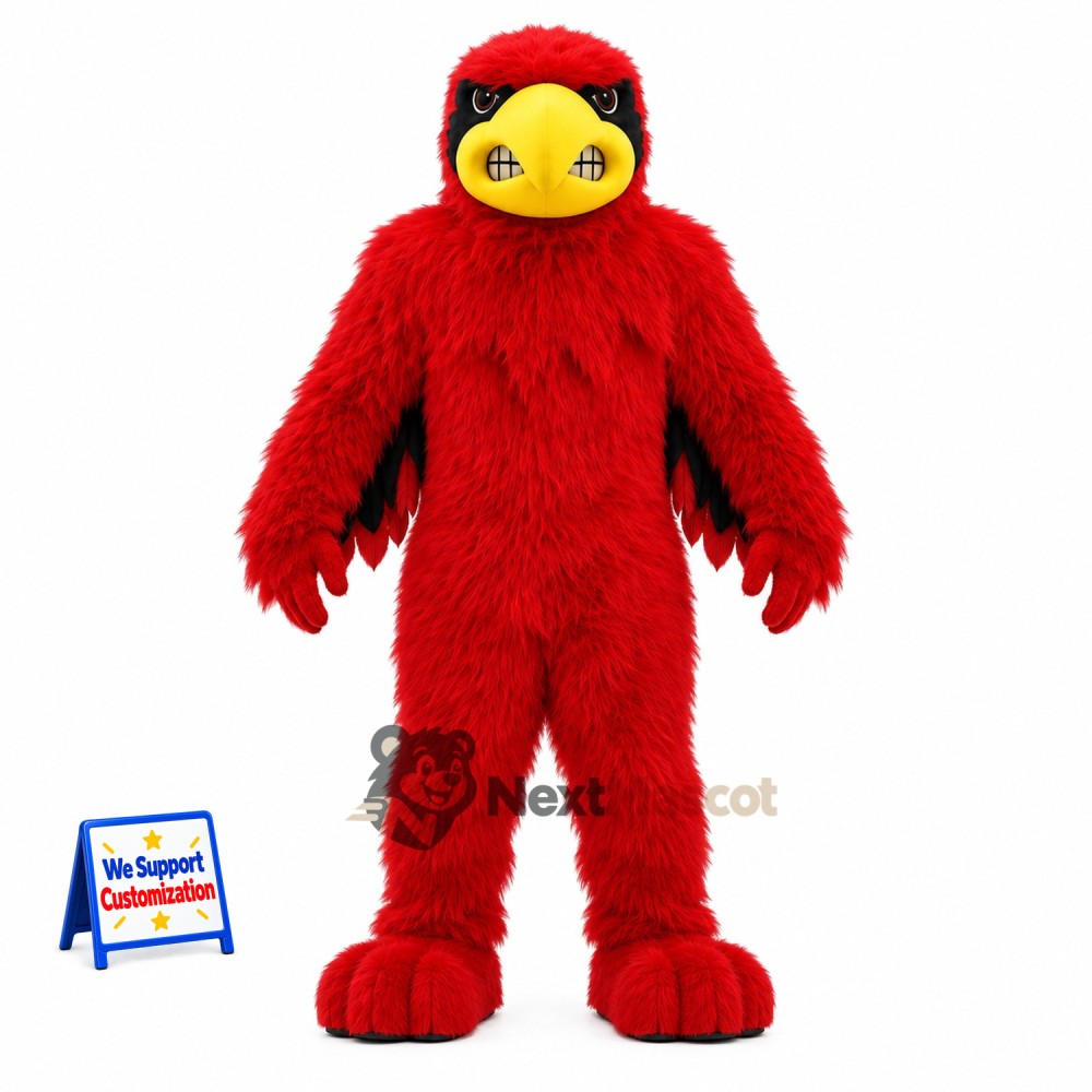 Bird Mascot Costume - Red for Birthday Parties Bird Mascot Costume - Red for Birthday Parties