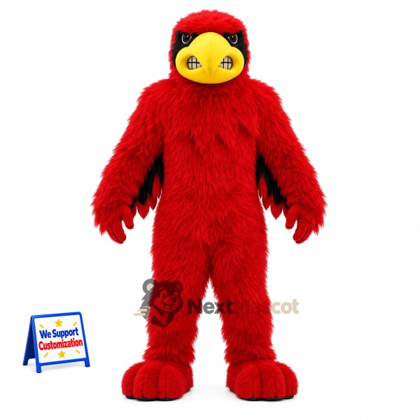 Bird Mascot Costume - Red for Birthday Parties