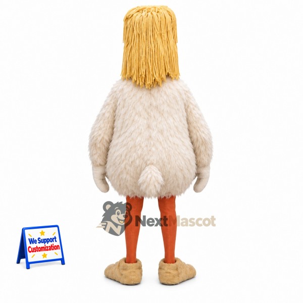 Pelican Mascot Costume - White Pelican Mascot Costume - White