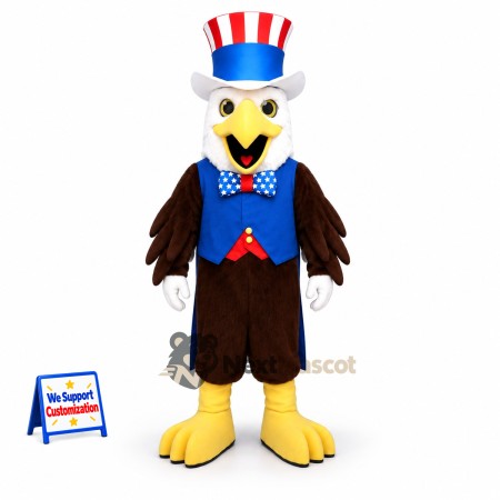 Eagle Mascot Costume - Patriotic for Parades Eagle Mascot Costume - Patriotic for Parades