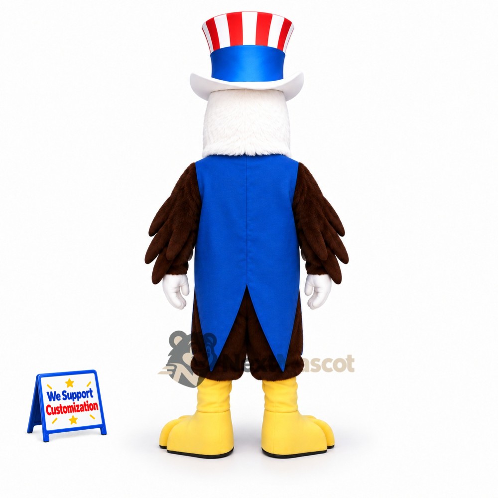Eagle Mascot Costume - Patriotic for Parades Eagle Mascot Costume - Patriotic for Parades