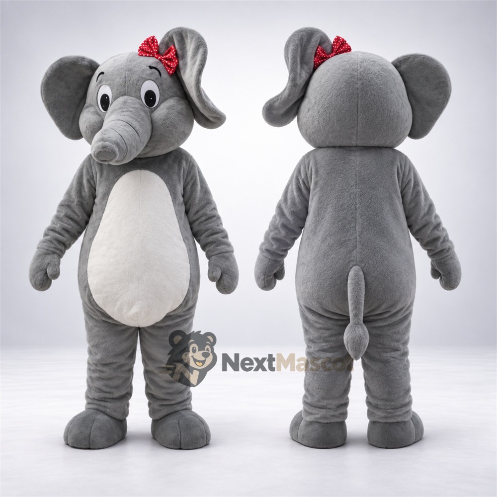 Elephant Mascot Costume - Gray for Photo Events Elephant Mascot Costume - Gray for Photo Events