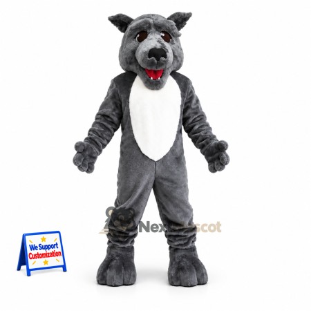 Wolf Mascot Costume - Gray for Homecoming Wolf Mascot Costume - Gray for Homecoming
