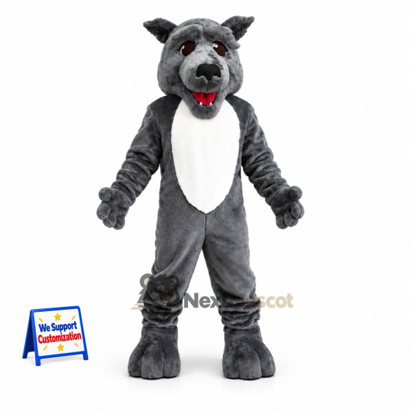 Wolf Mascot Costume - Gray for Homecoming