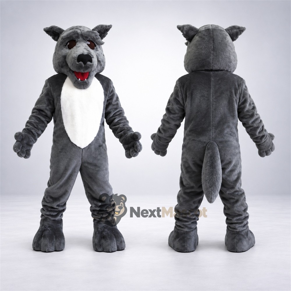 Wolf Mascot Costume - Gray for Homecoming Wolf Mascot Costume - Gray for Homecoming
