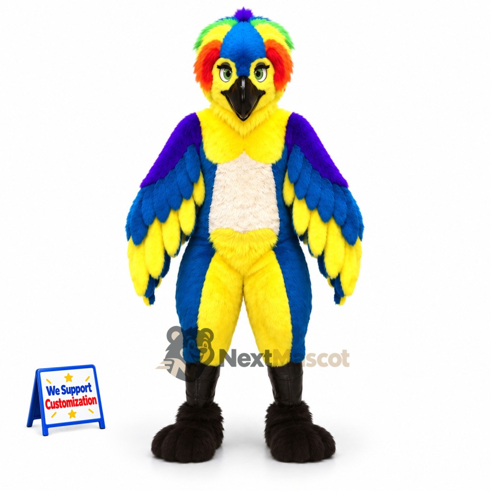Parrot Mascot Costume - Colorful Parrot Mascot Costume - Colorful