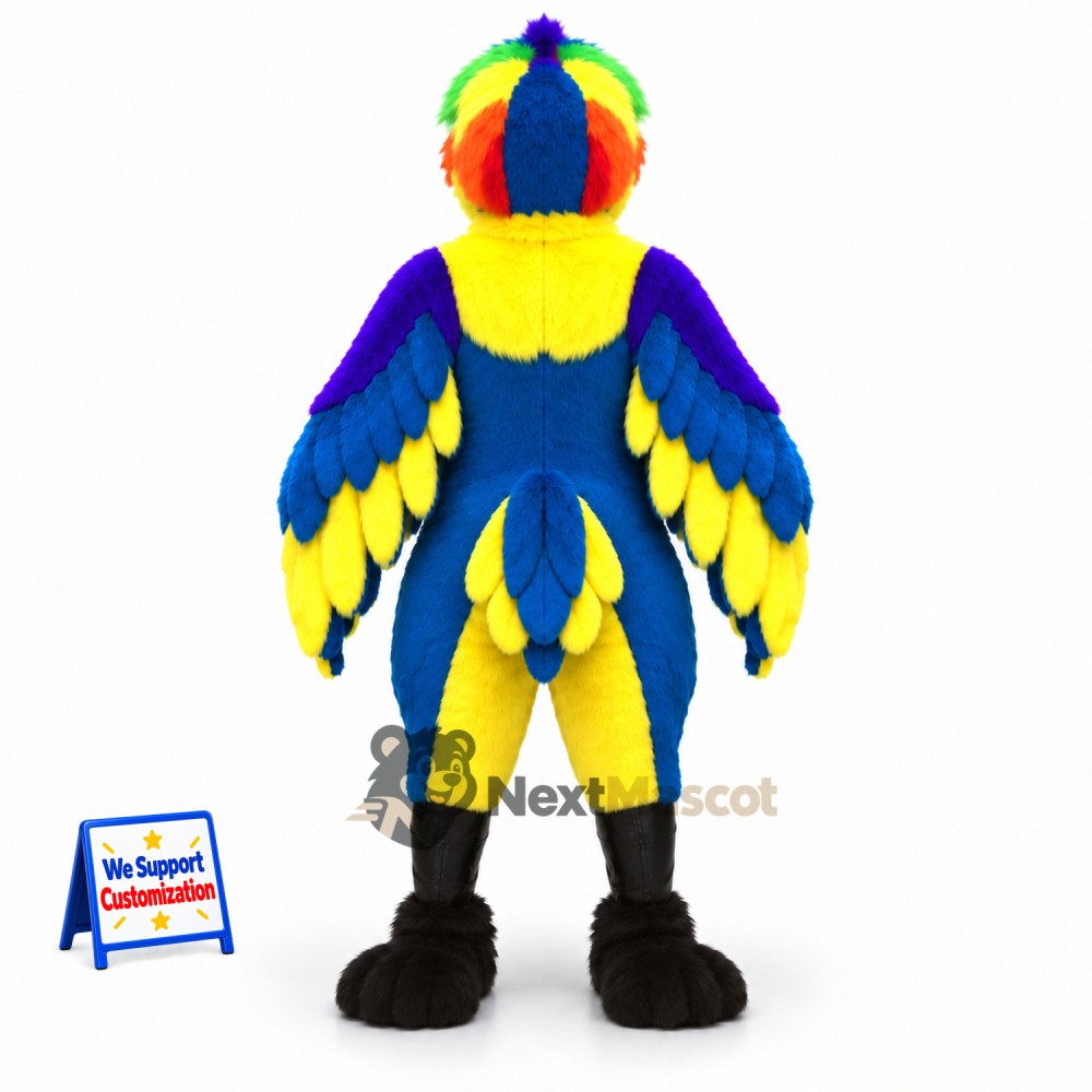 Parrot Mascot Costume - Colorful Parrot Mascot Costume - Colorful