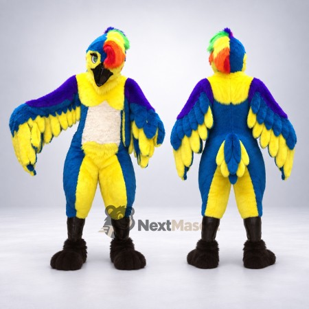 Parrot Mascot Costume - Colorful Parrot Mascot Costume - Colorful