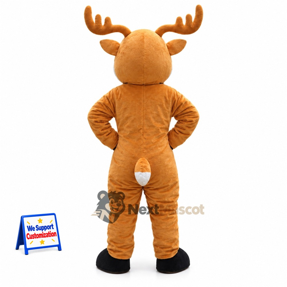 Deer Mascot Costume - Brown for School Parades Deer Mascot Costume - Brown for School Parades