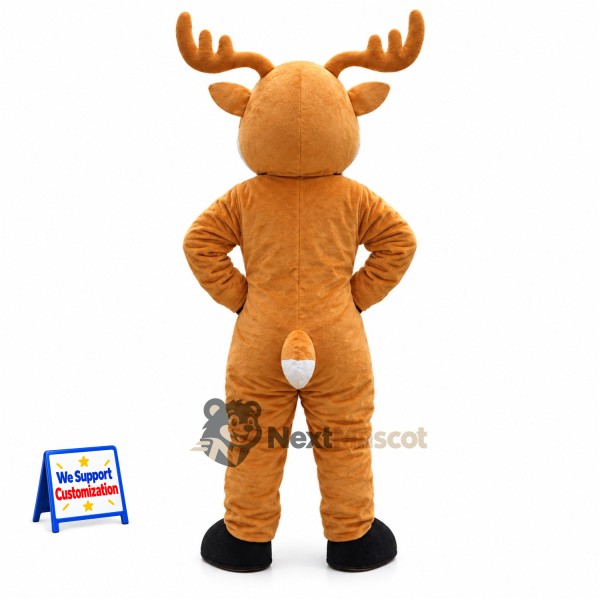 Deer Mascot Costume - Brown for School Parades Deer Mascot Costume - Brown for School Parades