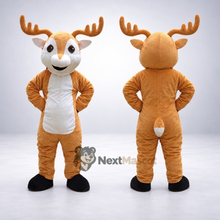 Deer Mascot Costume - Brown for School Parades Deer Mascot Costume - Brown for School Parades