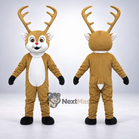 Deer Mascot Costume - Brown for Festival Parades
