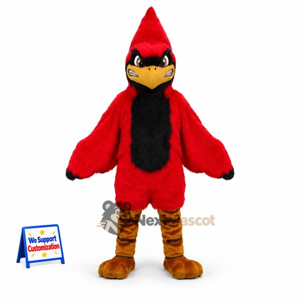 Cardinal Mascot Costume - Red for Street Fairs
