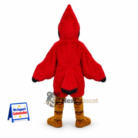 Cardinal Mascot Costume - Red for Street Fairs