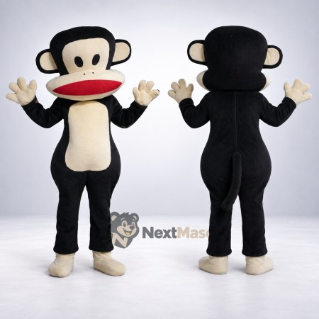 Monkey Mascot Costume - Black for School Spirit