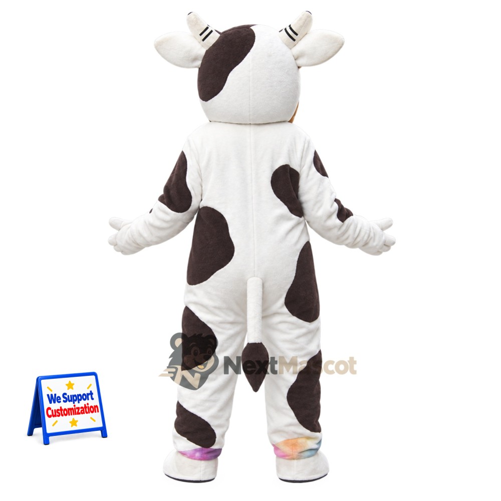 Cow Mascot Costume - Spotted for Family Shows Cow Mascot Costume - Spotted for Family Shows