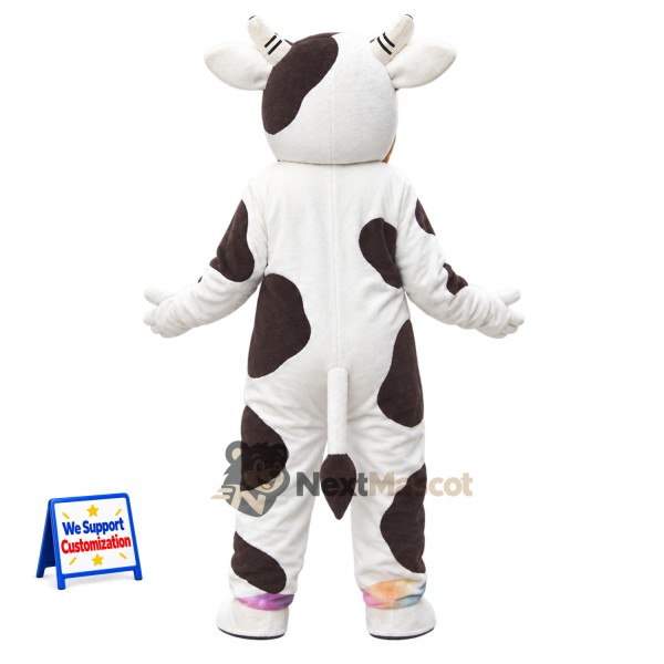 Cow Mascot Costume - Spotted for Family Shows Cow Mascot Costume - Spotted for Family Shows
