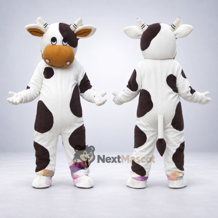 Cow Mascot Costume - Spotted for Family Shows Cow Mascot Costume - Spotted for Family Shows