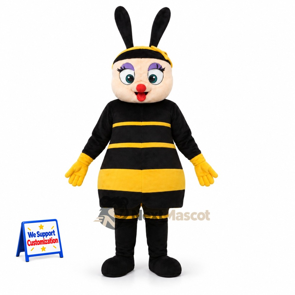 Bee Girl Mascot Costume for Flower Festivals Bee Girl Mascot Costume for Flower Festivals