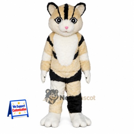 Cat Mascot Costume - Striped