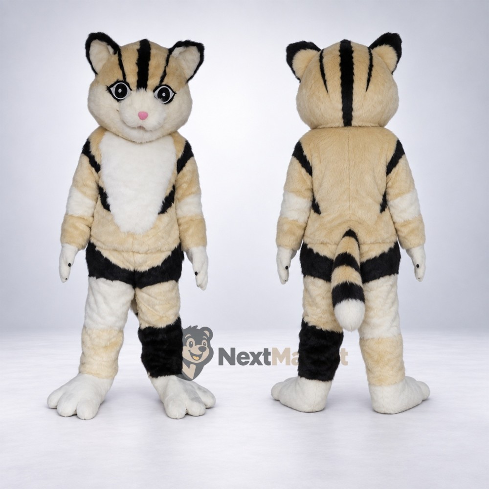 Cat Mascot Costume - Striped