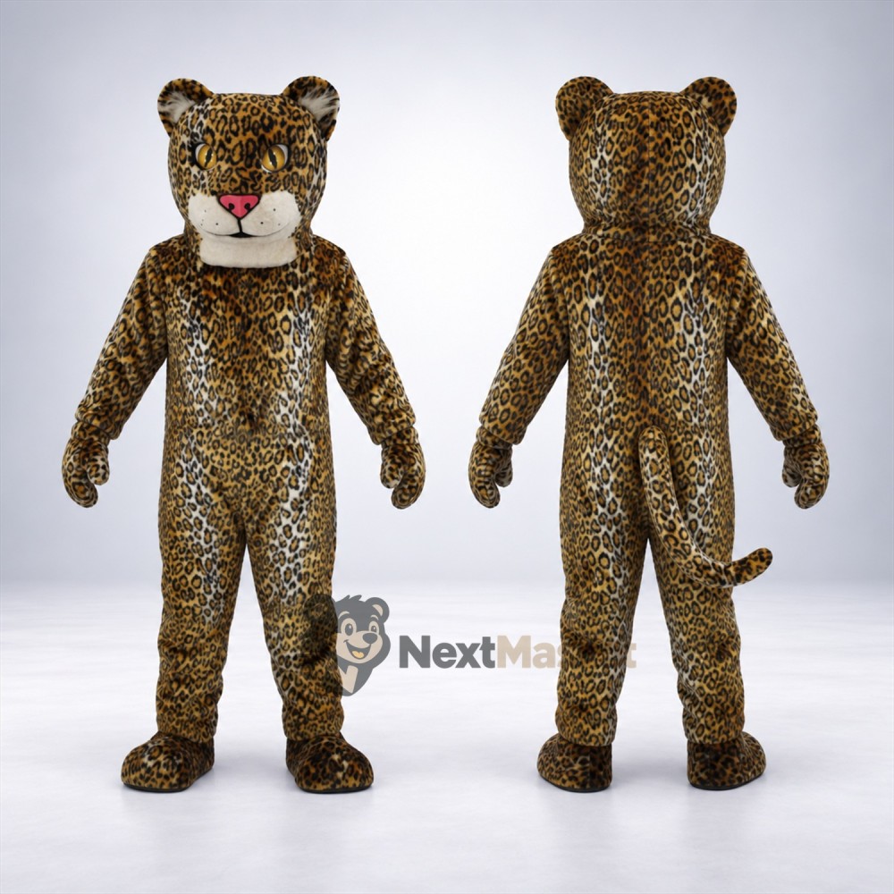 Leopard Mascot Costume - Spotted for Spring Events Leopard Mascot Costume - Spotted for Spring Events