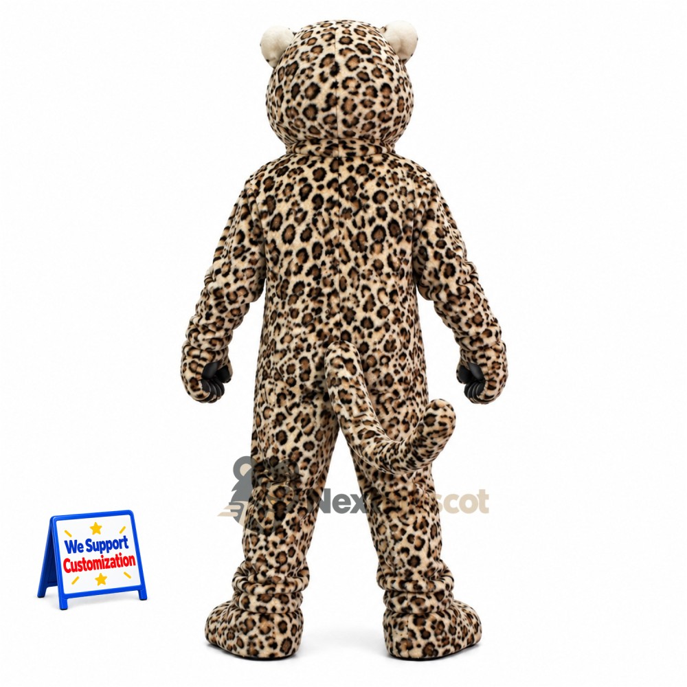 Leopard Mascot Costume - Spotted for Community Parades Leopard Mascot Costume - Spotted for Community Parades