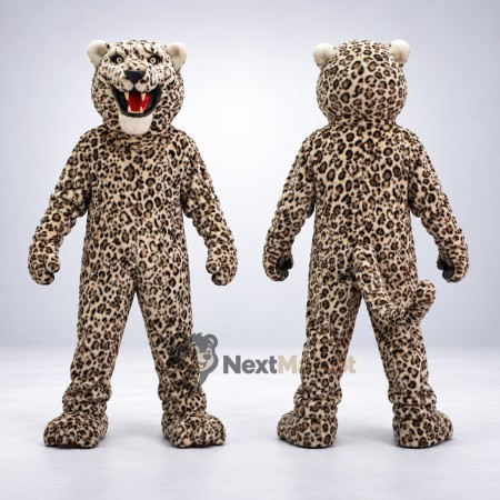 Leopard Mascot Costume - Spotted for Community Parades Leopard Mascot Costume - Spotted for Community Parades