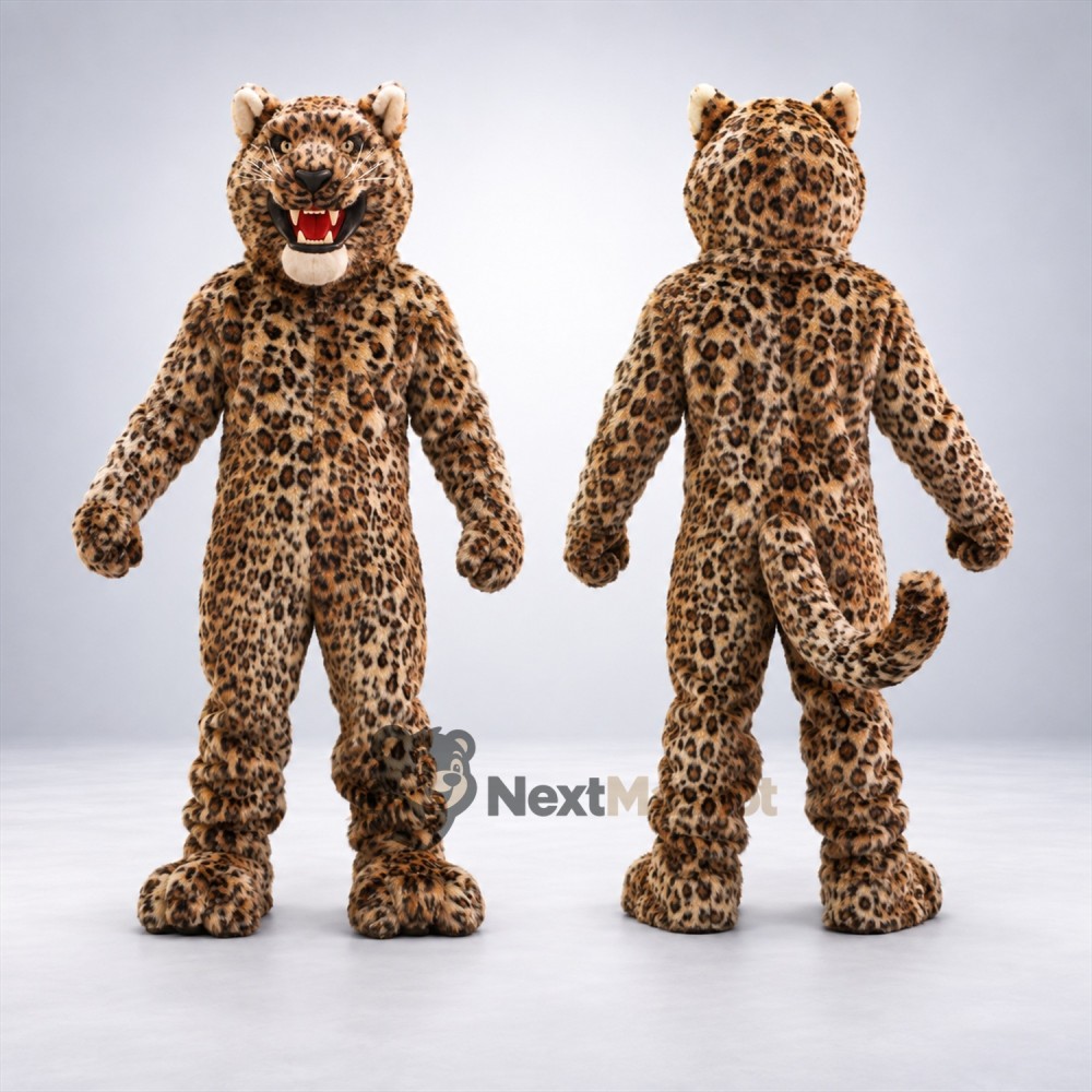 Leopard Mascot Costume - Spotted for School Parades Leopard Mascot Costume - Spotted for School Parades