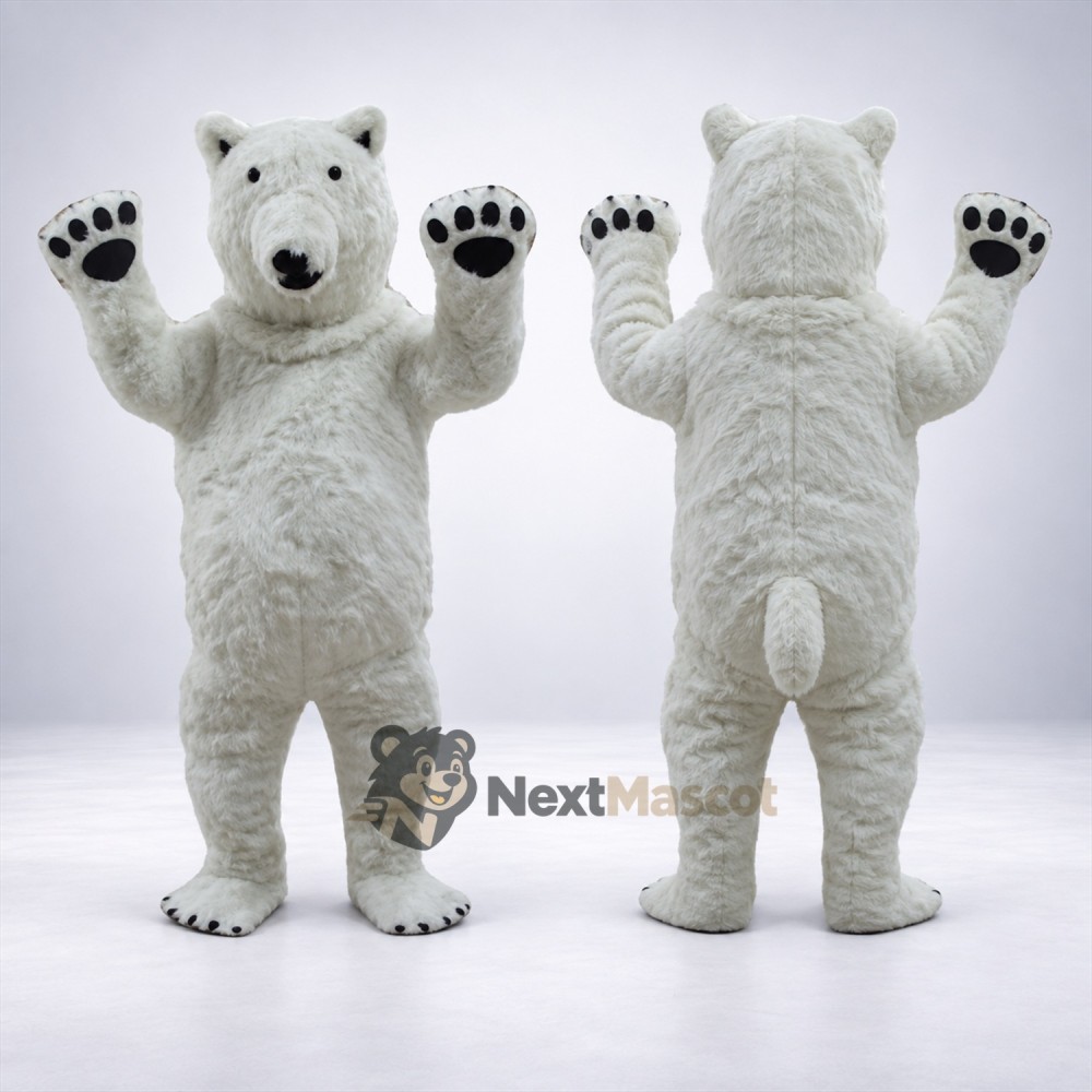 Polar Bear Mascot Costume for Street Fairs