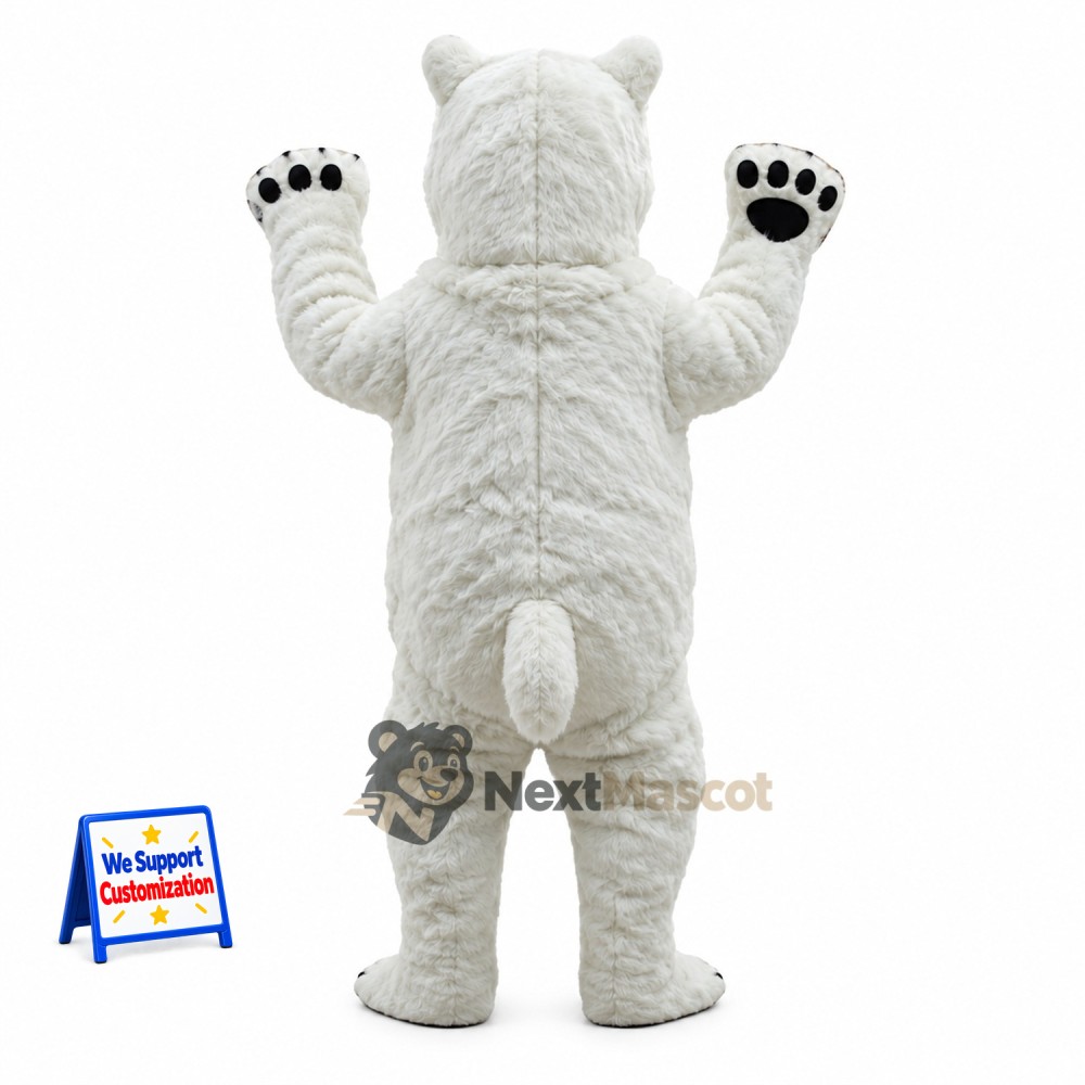 Polar Bear Mascot Costume for Street Fairs