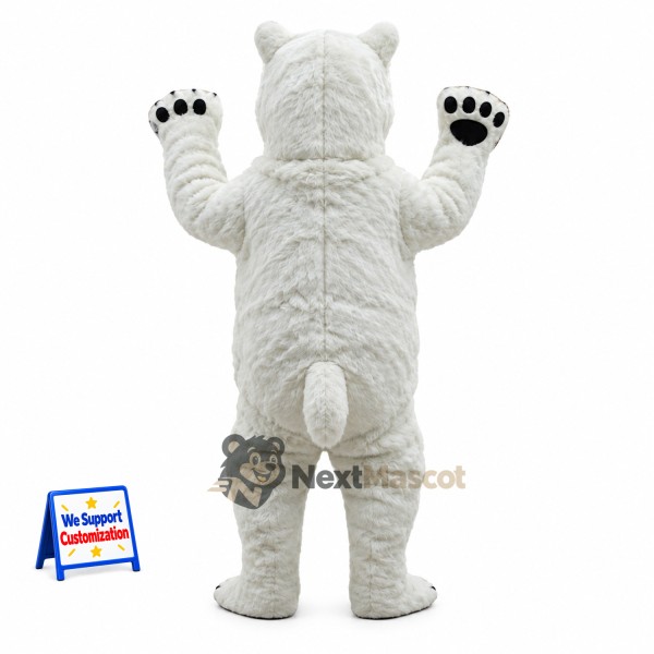 Polar Bear Mascot Costume for Street Fairs Polar Bear Mascot Costume for Street Fairs